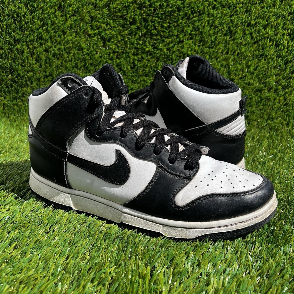 Nike Shoes Men Size 9.5 Dunk High Panda Black White Sneakers DD1869-103